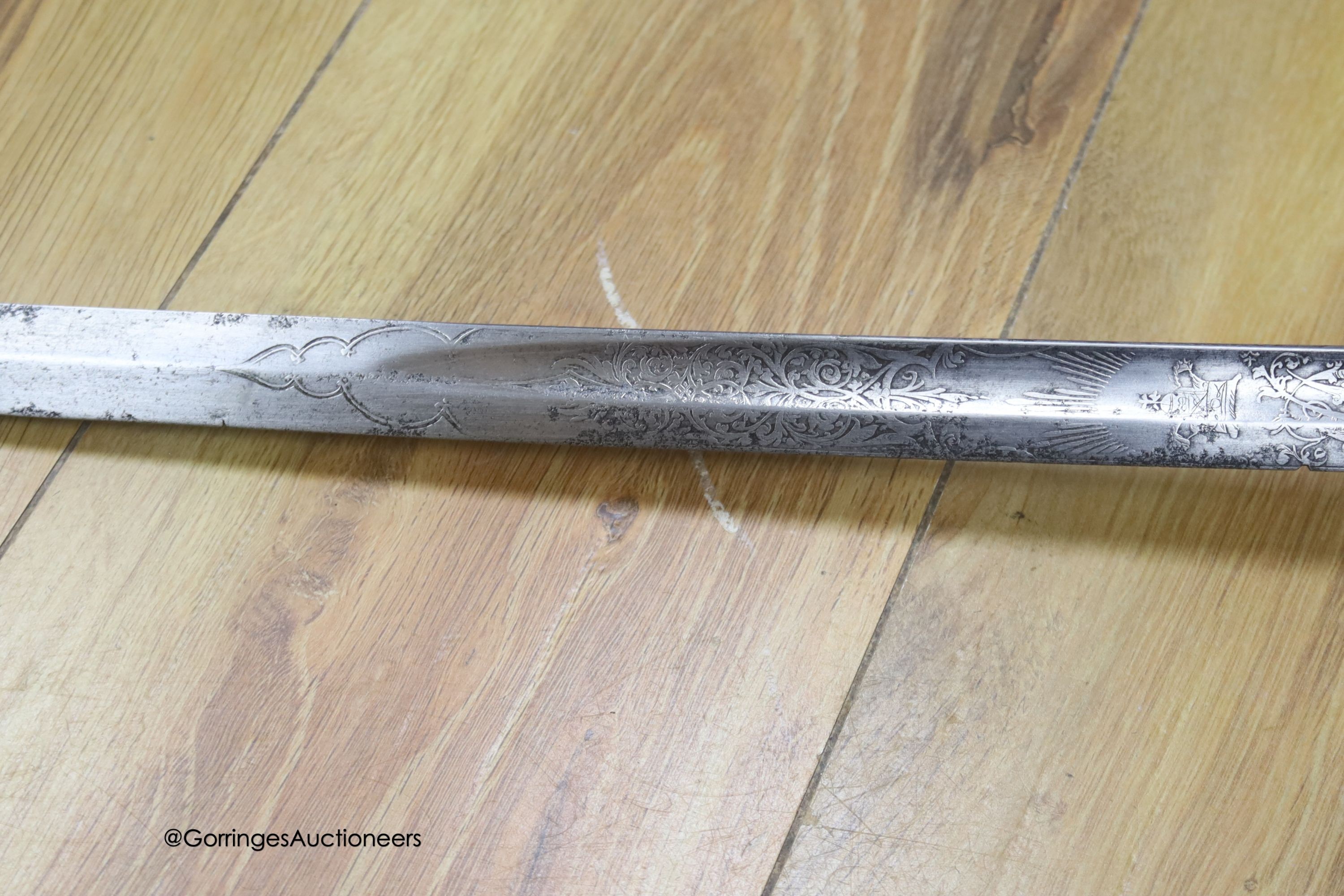 A Victorian officers sword, by Pulford & Co.